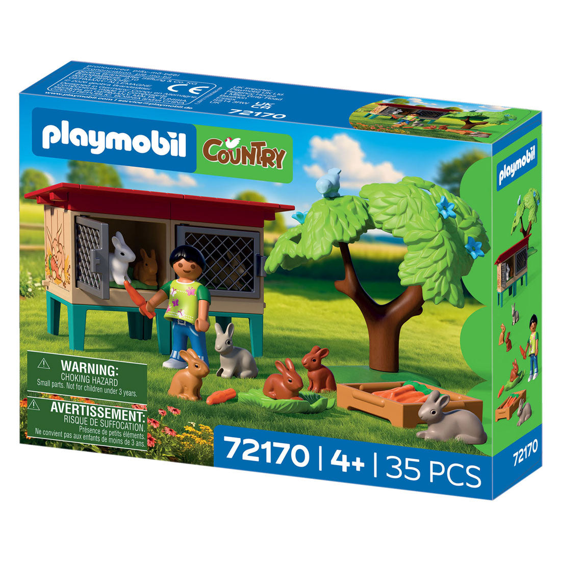 Playmobil country konijnenhok - 72170