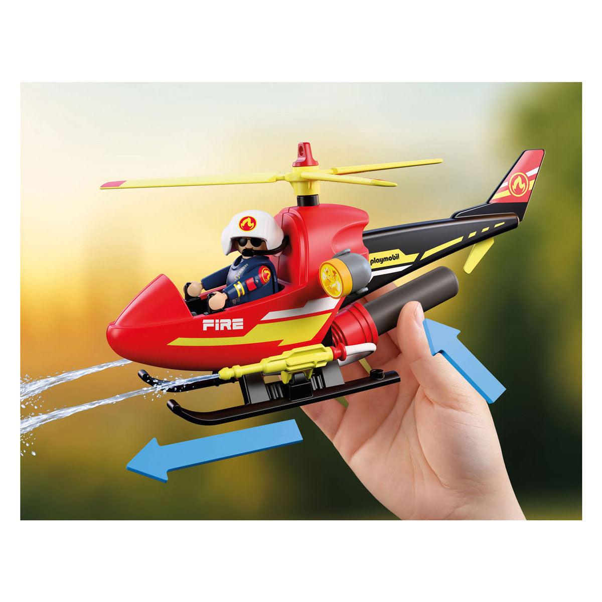 Playmobil city action blushelikopter - 72196