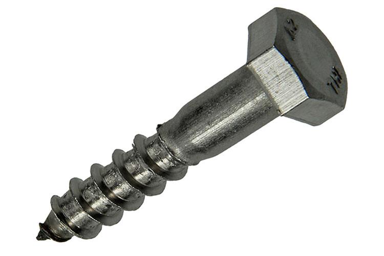 Mack 1019767 - houtdraadbout roestvrijstaal 3 st 8 x 40 mm | 10 stuks