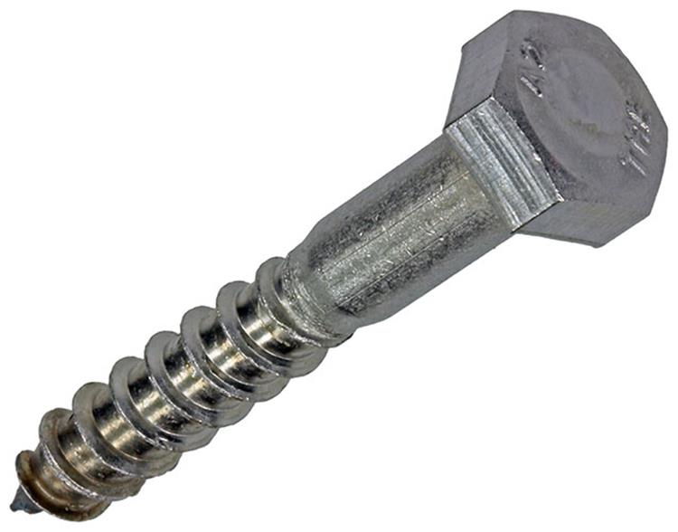 Mack 1019768 - houtdraadbout roestvrijstaal 2 st 8 x 50 mm | 10 stuks