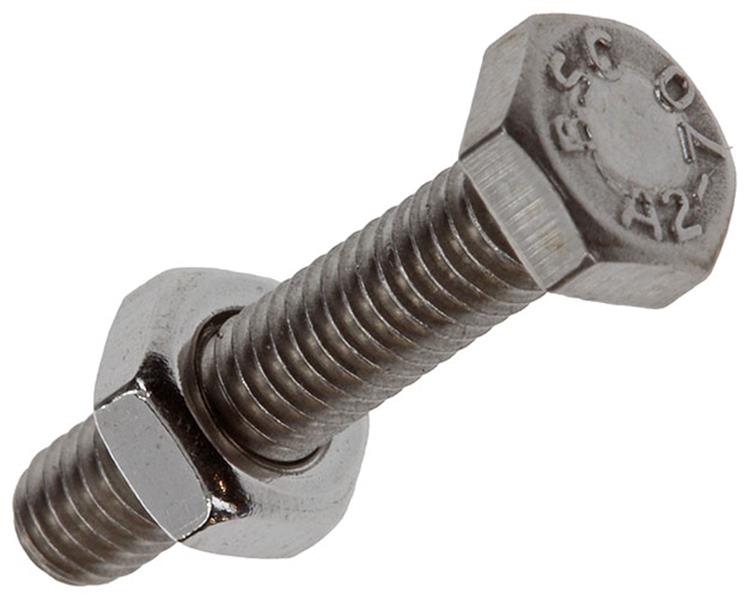 Mack 1019836 - tapbout + moer roestvrijstaal 10 st m4x20 | 10 stuks