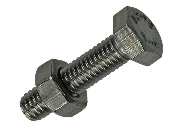 Mack 1019842 - tapbout + moer roestvrijstaal 5 st m6x25 | 10 stuks