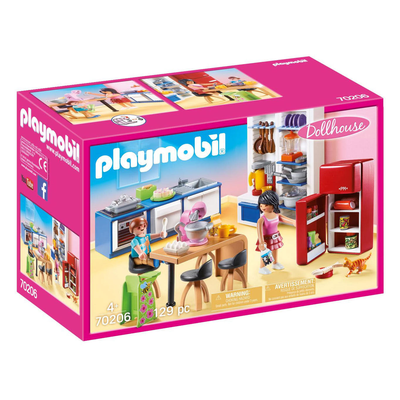 PLAYMOBIL Poppenhuis Leefkeuken 70206