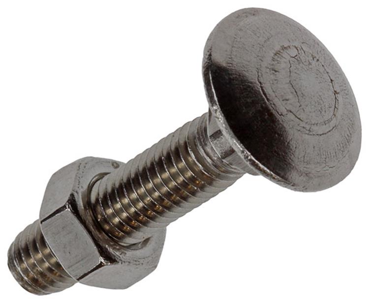 Mack 1019904 - houtbout + moer roestvrijstaal 7 st m5x25 mm | 10 stuks
