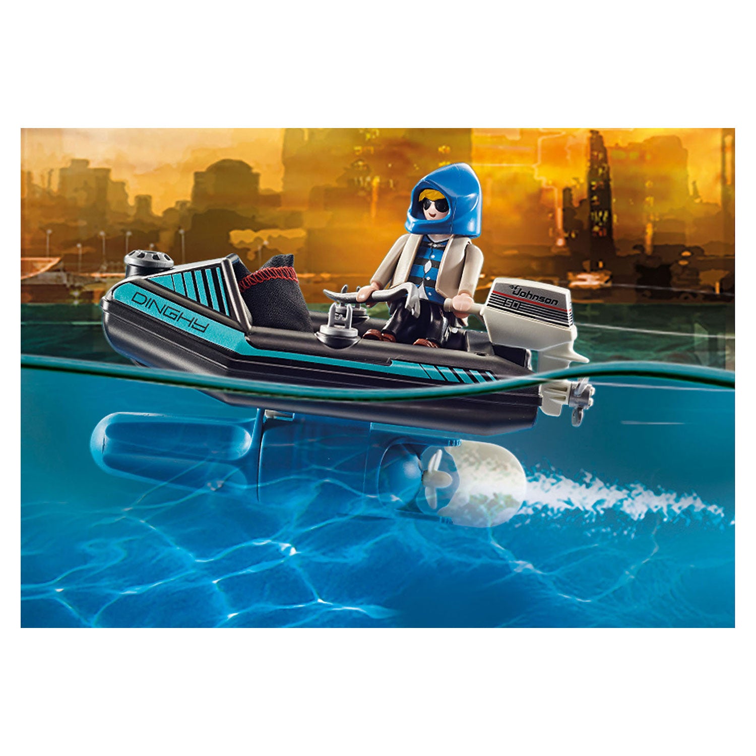 Playmobil City Action Politiejetpack Arrestatie van de Kunstdief - 70782
