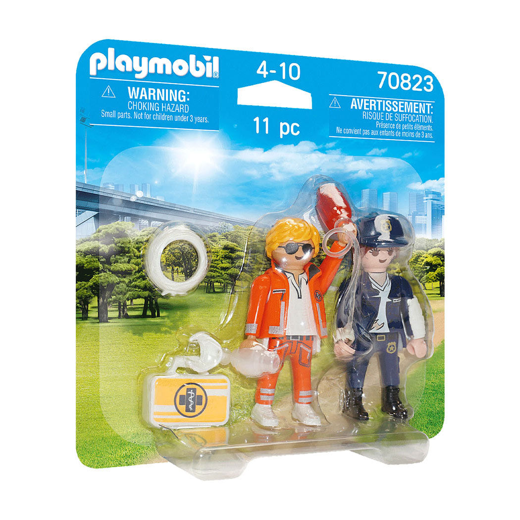 Playmobil City Life Duopack Spoedarts en Politieagente - 70823