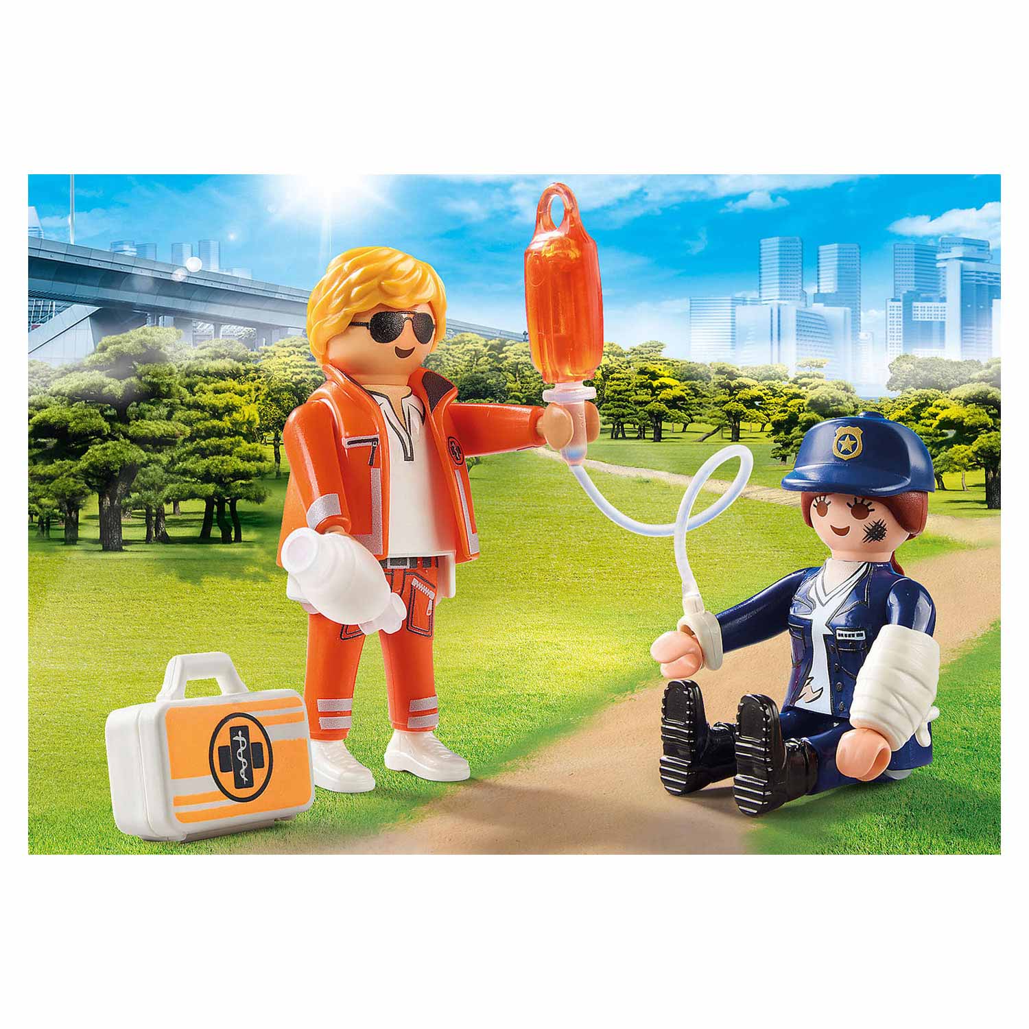 Playmobil City Life Duopack Spoedarts en Politieagente - 70823