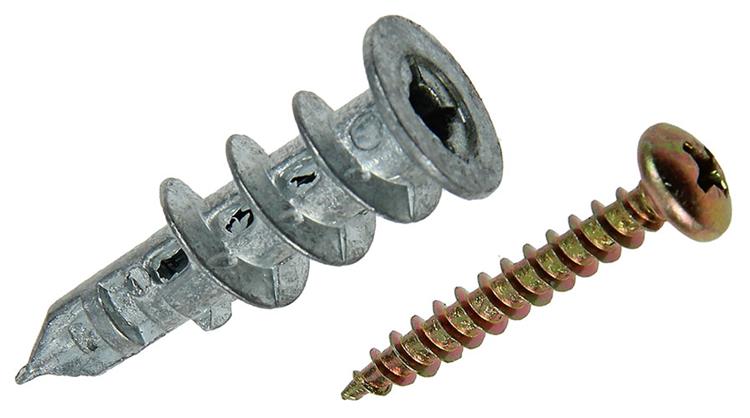 Mack 1017889 - boorplug vr gipskart.plt + schr.zamac 4st 6 x 38 mm | 10 stuks