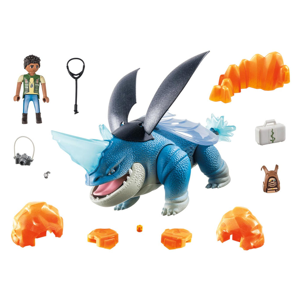 PLAYMOBIL Draken: De Negen Rijken Plowhorn D'Angelo 71082