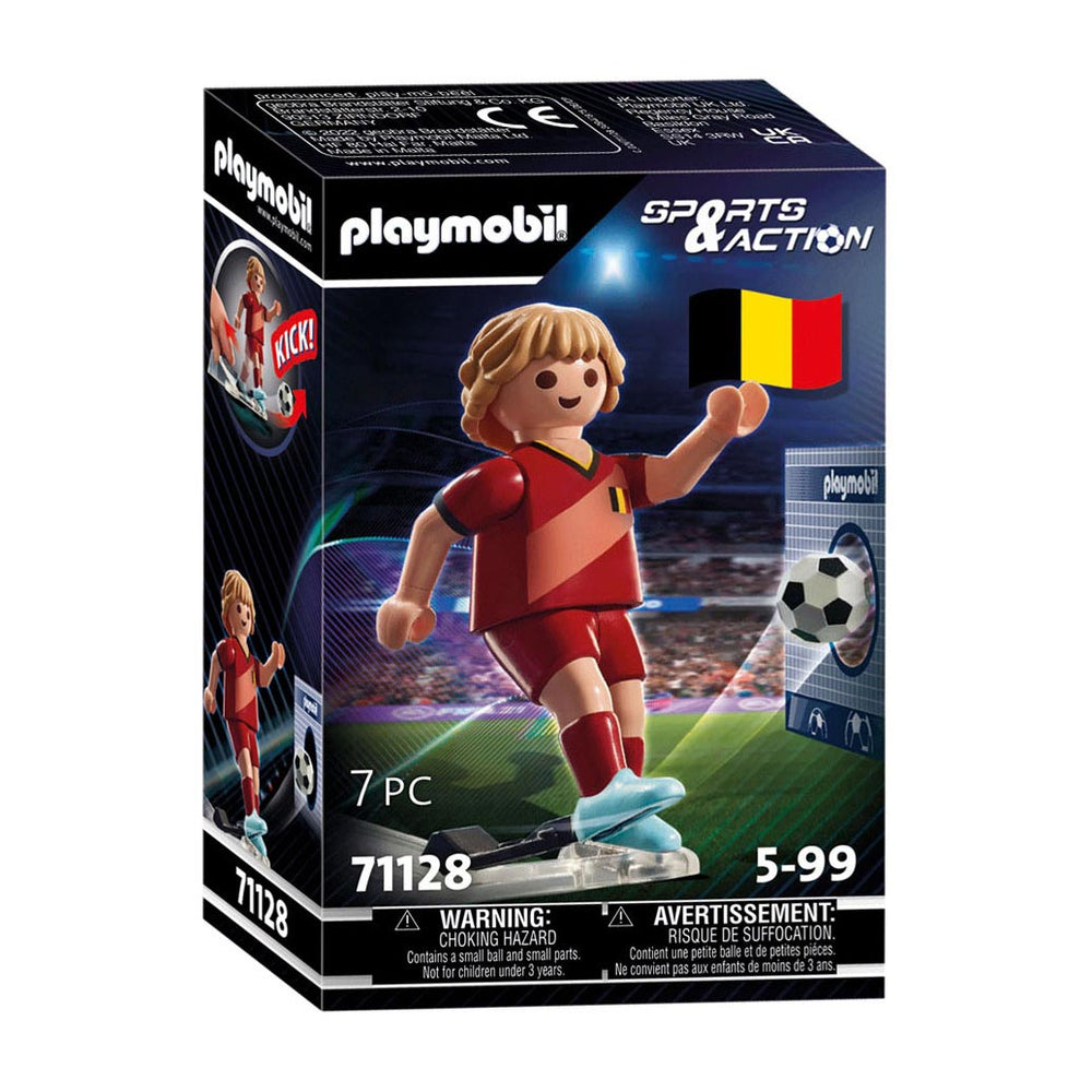 Playmobil sports action voetballer belgië - 71128