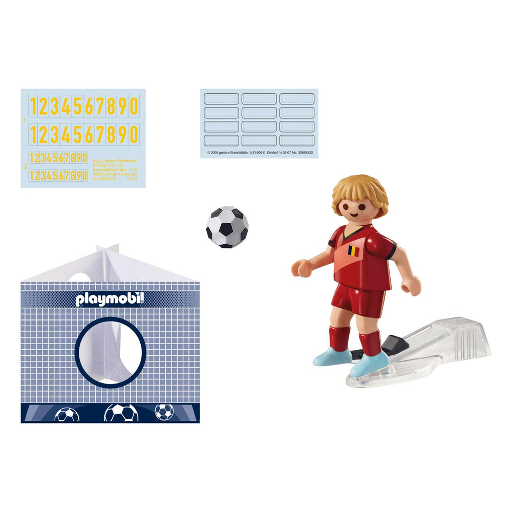 Playmobil sports action voetballer belgië - 71128
