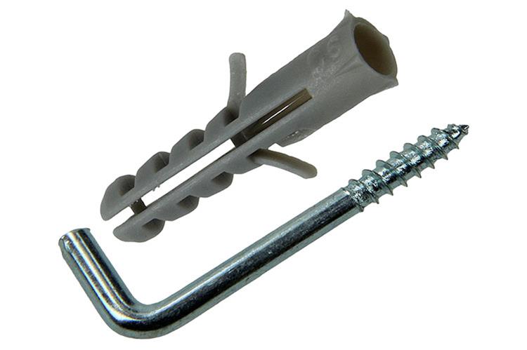 Mack 1017900 - plug + schroefduim polyeth 8 st 6mm 4x40mm | 5 stuks