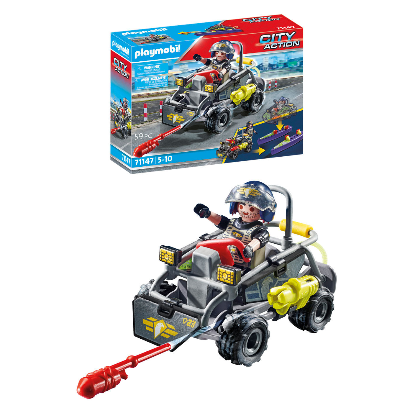 Playmobil city action se-multiterreinwagen - 71147