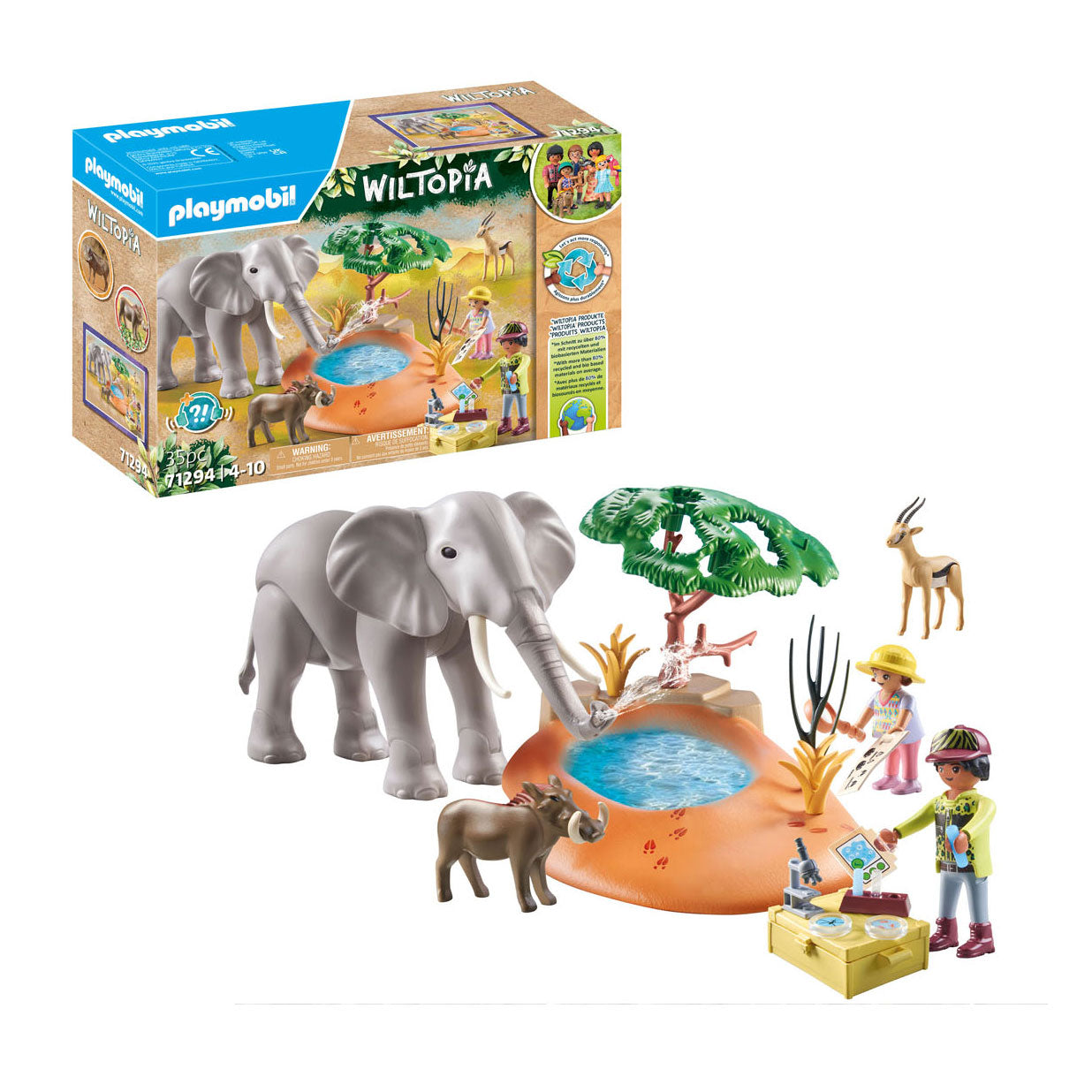 PLAYMOBIL Wiltopia Een reis naar de Waterpoel 71294