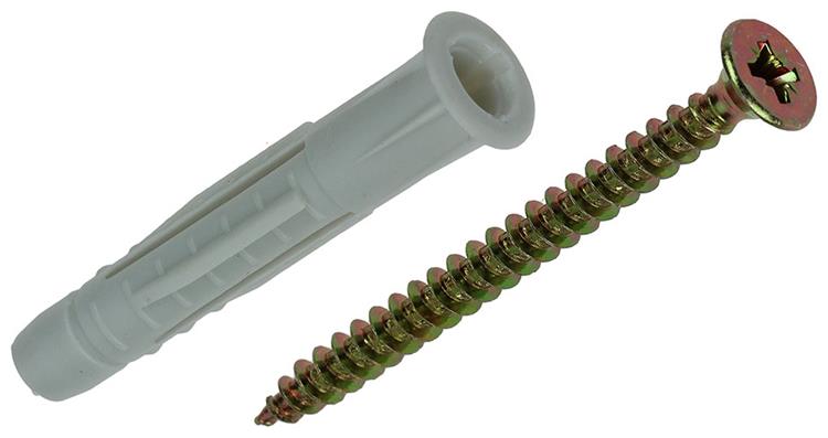 Mack 1017904 - universeelplug + schroef polyeth8 st 8mm 5,0x60mm | 5 stuks