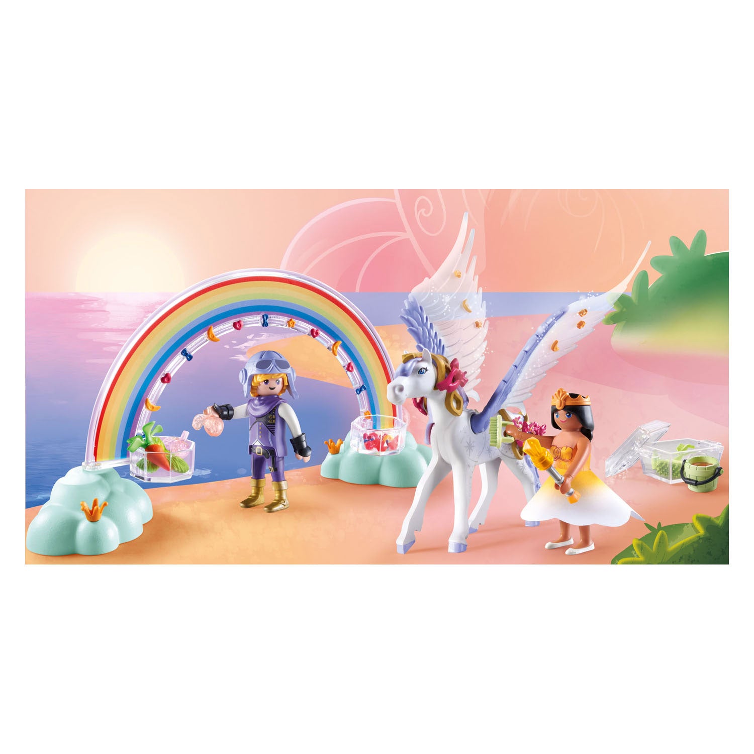 PLAYMOBIL Prinses Pegasus met Regenboog 71361