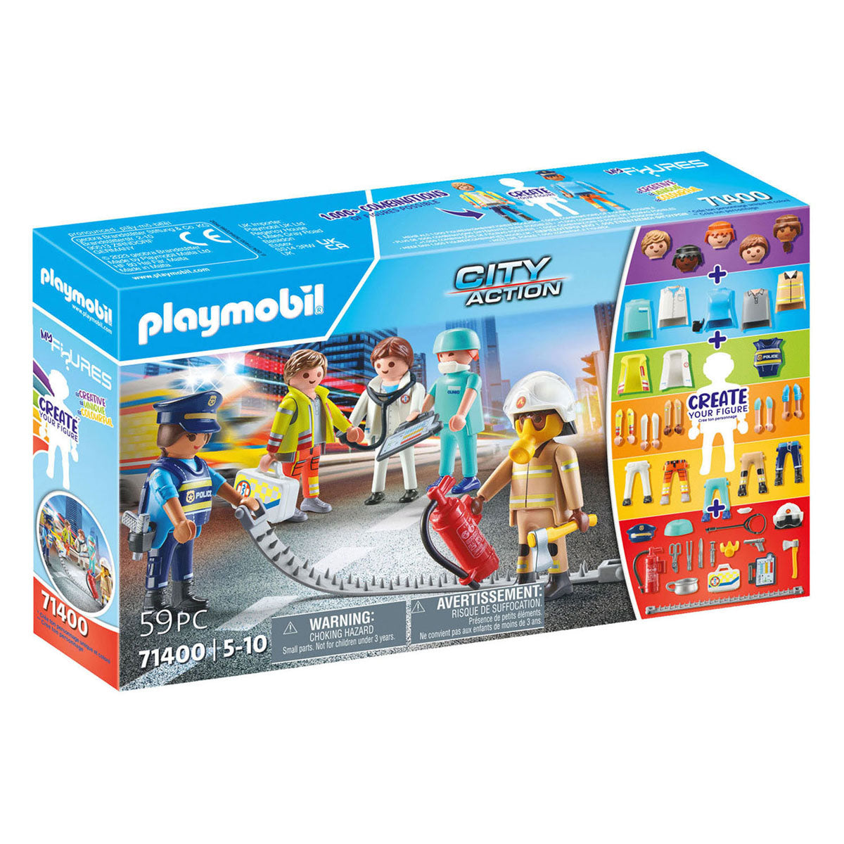 Playmobil City Action Mijn Figuren: Reddingsmissie - 71400