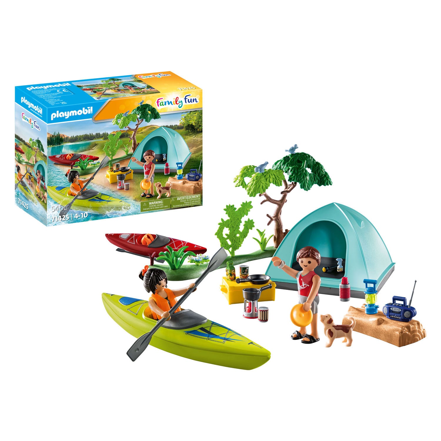 Playmobil family fun outdoor kamperen - 71425