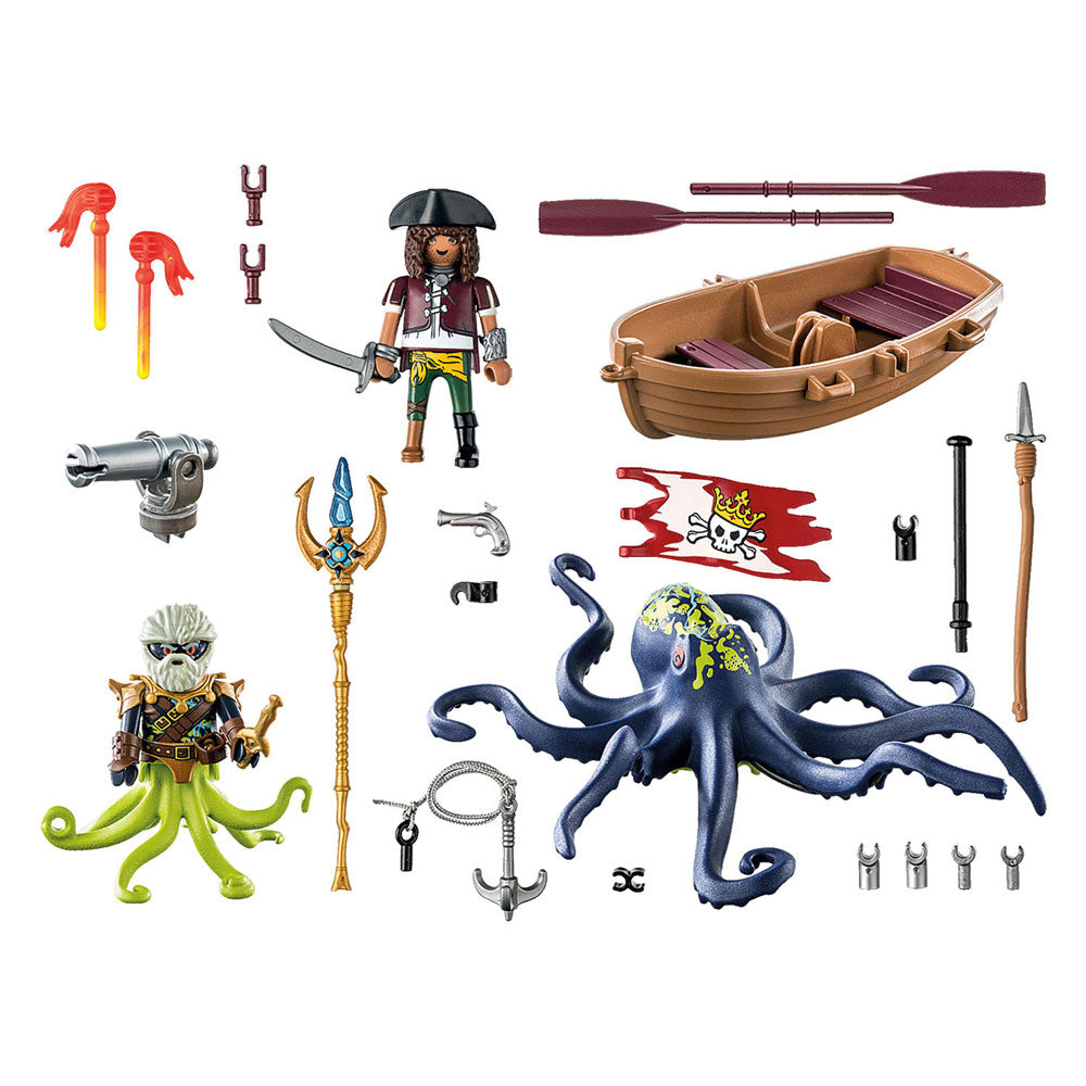 PLAYMOBIL PLAYMOBIL Piraten Gevecht Tegen de Reuzenoctopus 71419