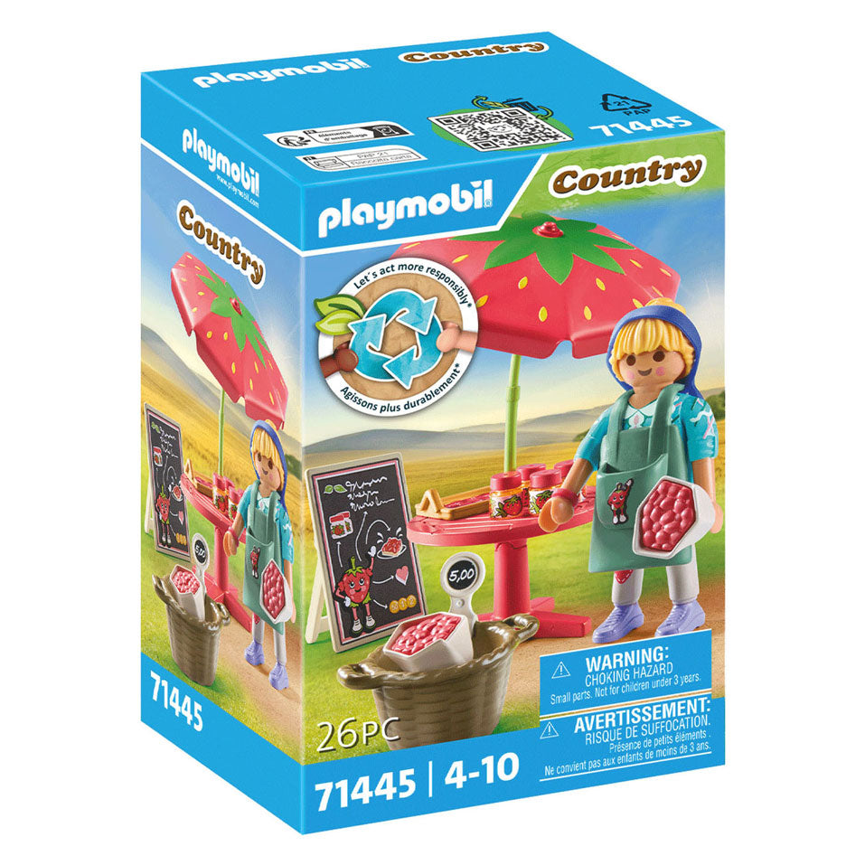 Playmobil country huisgemaakte jam verkoopstand - 71445
