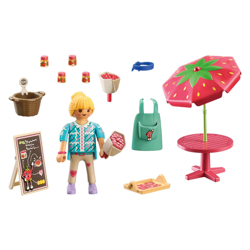 Playmobil country huisgemaakte jam verkoopstand - 71445