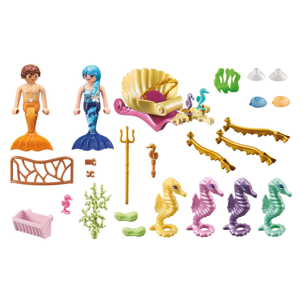 Playmobil princess magic zeemeermin zeepaard koets - 71500