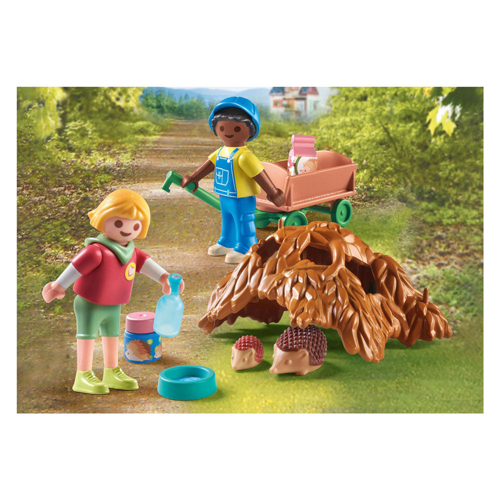 Playmobil Mijn Leven Zorgen voor de Egelfamilie - 71512