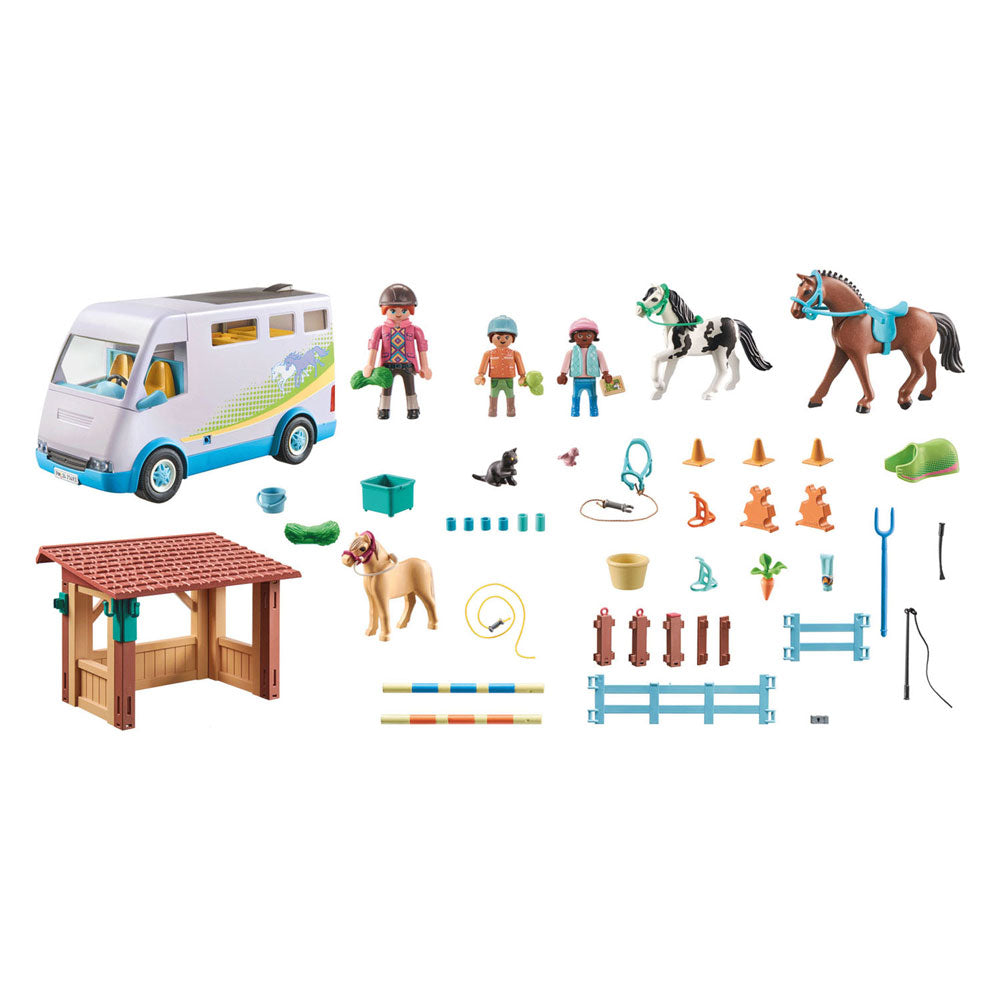 PLAYMOBIL Paarden van Waterval Mobiele manege
