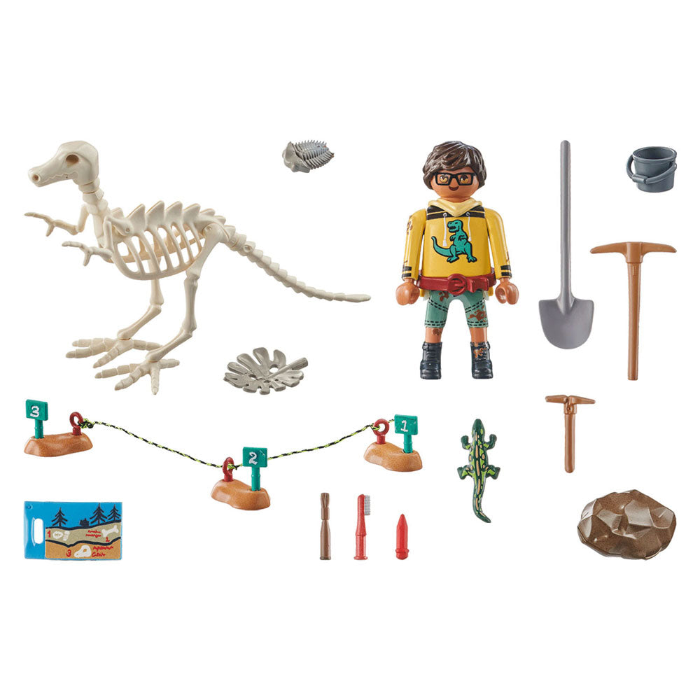 Playmobil Dinos opgravingsplaats met Dinosaurusskelet - 71527