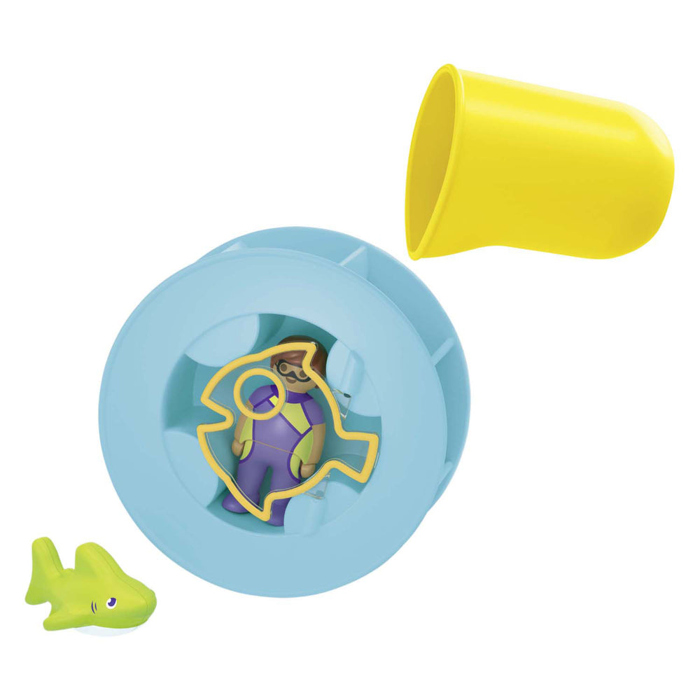 Playmobil junior waterwervelrad met babyhaai - 71688