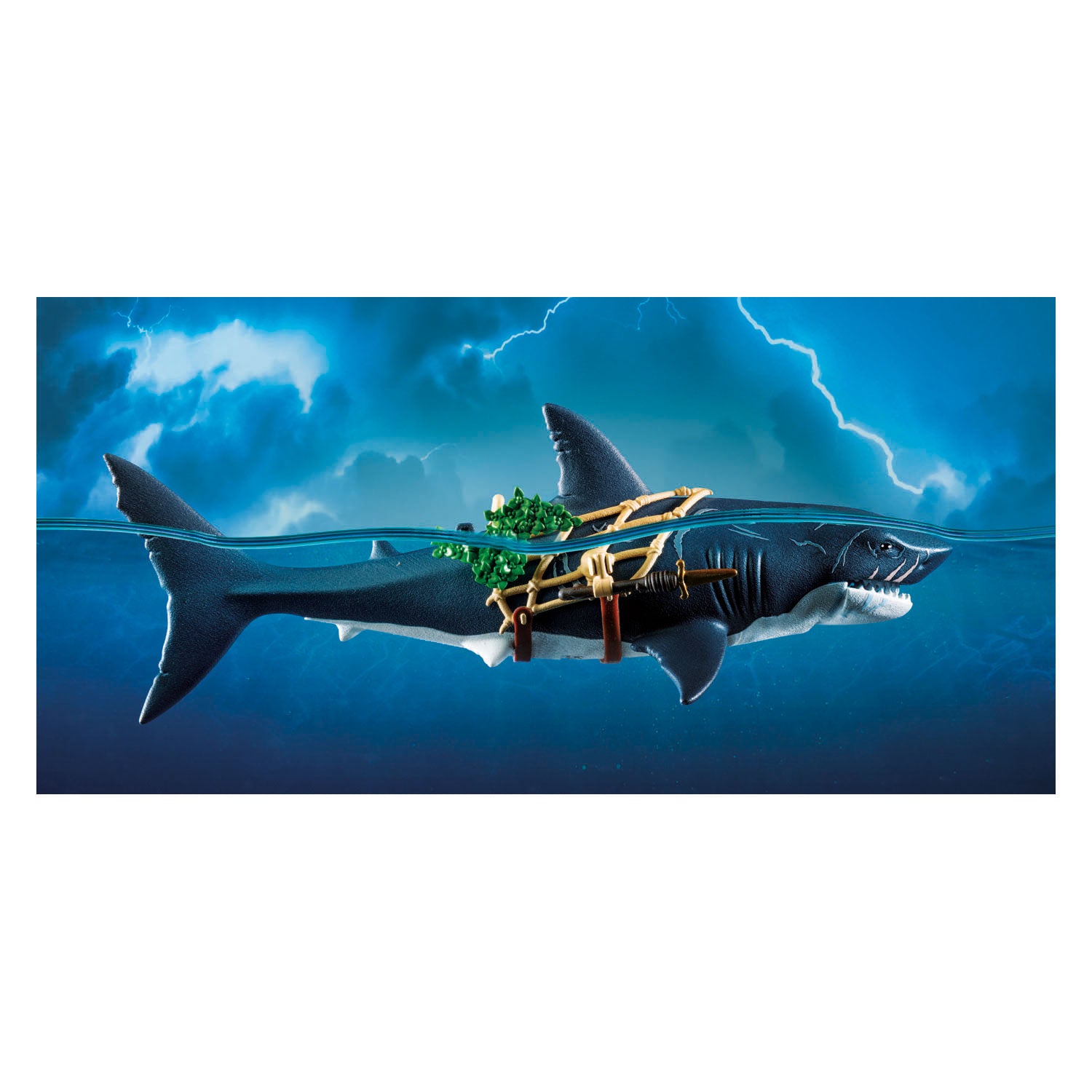 Playmobil pirates reuzenhaai met piraat - 71793
