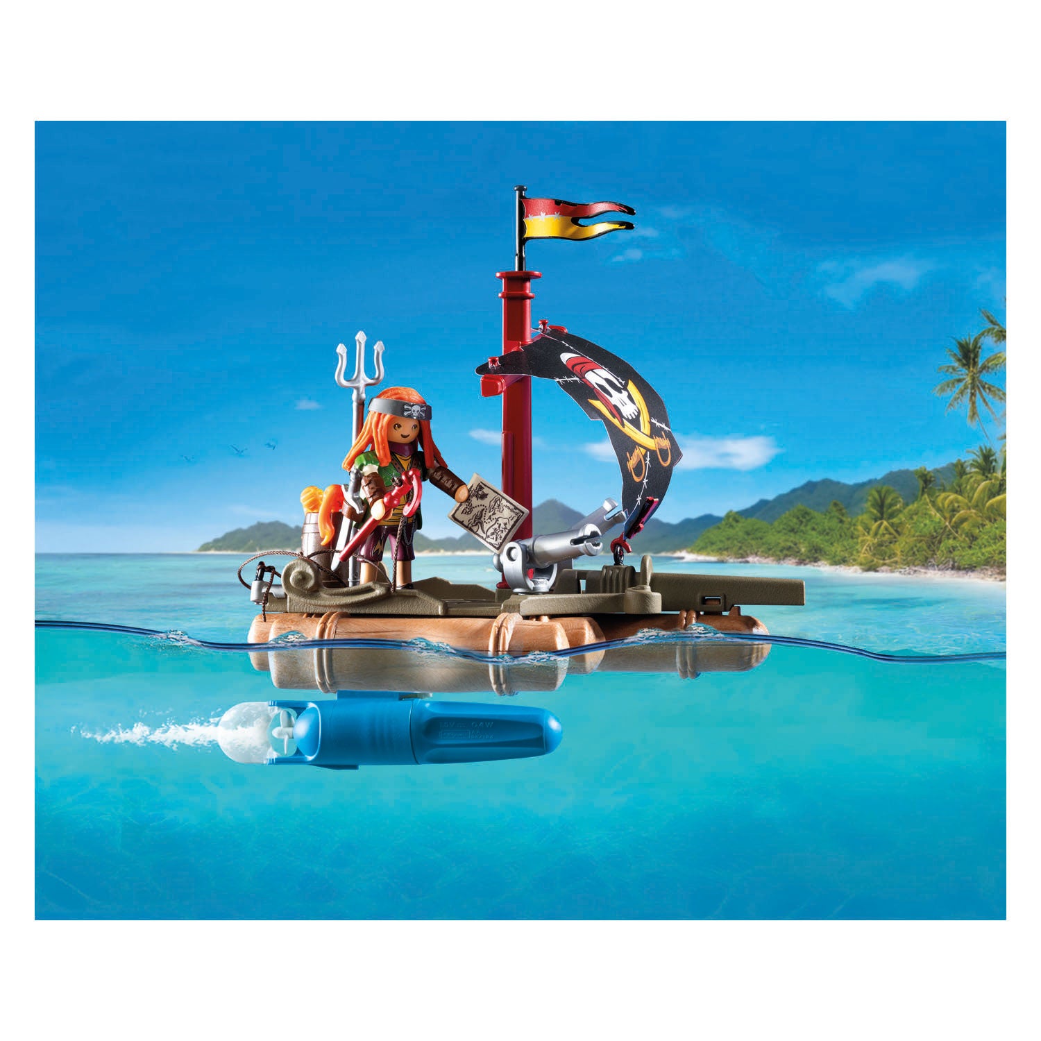 Playmobil pirates piratenvlot met schat - 71793