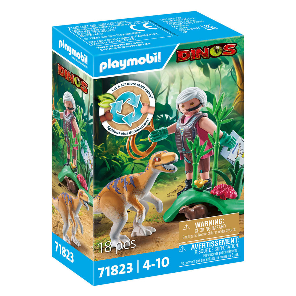 Playmobil dinos velociraptor - 71823