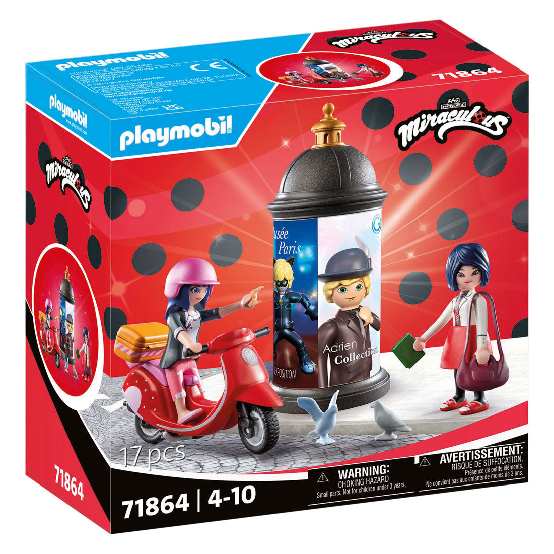 Playmobil miraculous scooterrit in parijs - 71864
