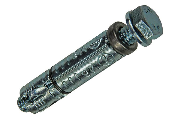 Mack 1019946 - keilbout 6-kant bout verzinkt 4 st m6x50 | 10 stuks