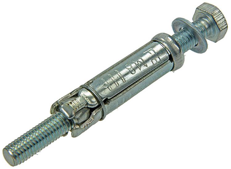 Mack 1019948 - keilbout 6-kant bout verzinkt 2 st m8x90 14x50 | 5 stuks