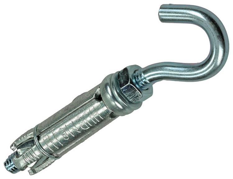 Mack 1019954 - keilbout schroefhaak verzinkt 2 st m6x70 10x40 | 5 stuks