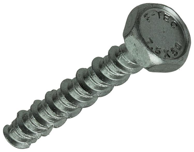 Mack 1019958 - betonschroef verzinkt 6kant 4st 7,5 x 50 mm | 5 stuks