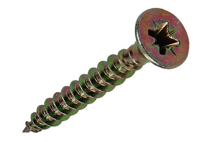 Mack 1017985 - spaanplaatschroef vz kop geelverz. 35st 5,0 x 35 mm | 5 stuks