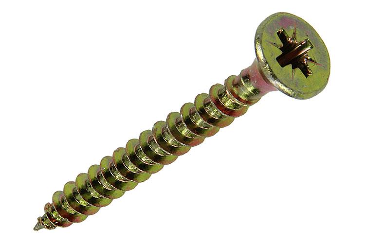 Mack 1017987 - spaanplaatschroef vz kop geelverz. 27st 5,0 x 45 mm | 5 stuks