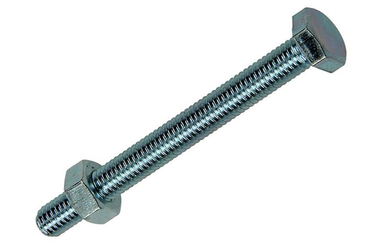 Mack 1020218 - tapbout + moer verzinkt 24 st m6 x 60 mm | 5 stuks