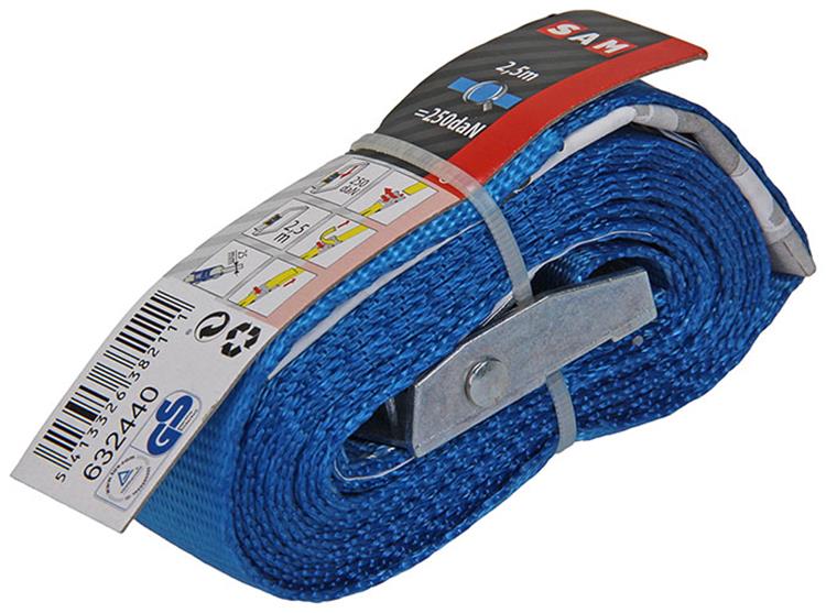 Mack 1023383 - lint polyester, met gesp, 25mm-2.5m max250kg | 12 stuks