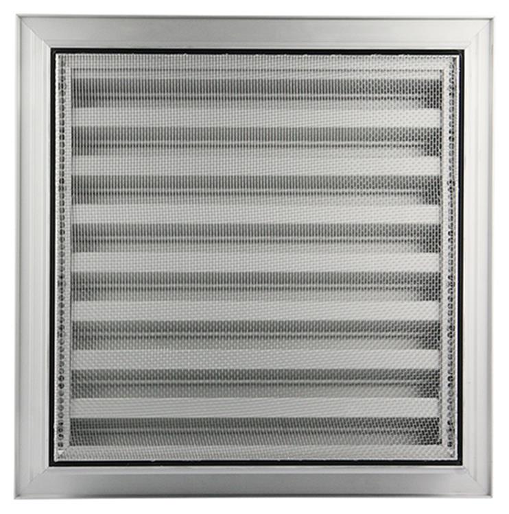 Renson 1006226 - muurrooster inbouw 411 alu f1 300x300mm | 1 stuks