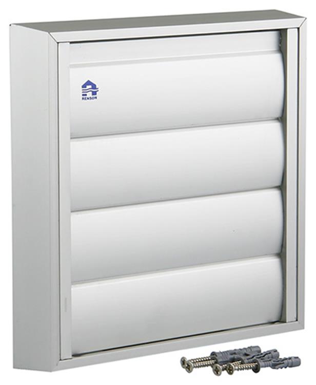 Renson 1006250 - dampkaprooster opbouw 433 alu f1 173x173mm | 2 stuks