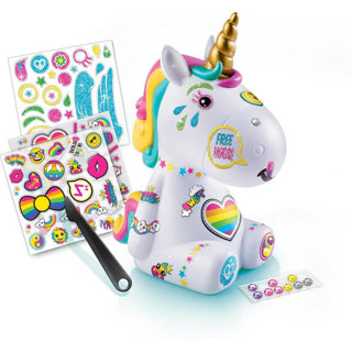 Do it yourself coin bank unicorn | 6 stuks