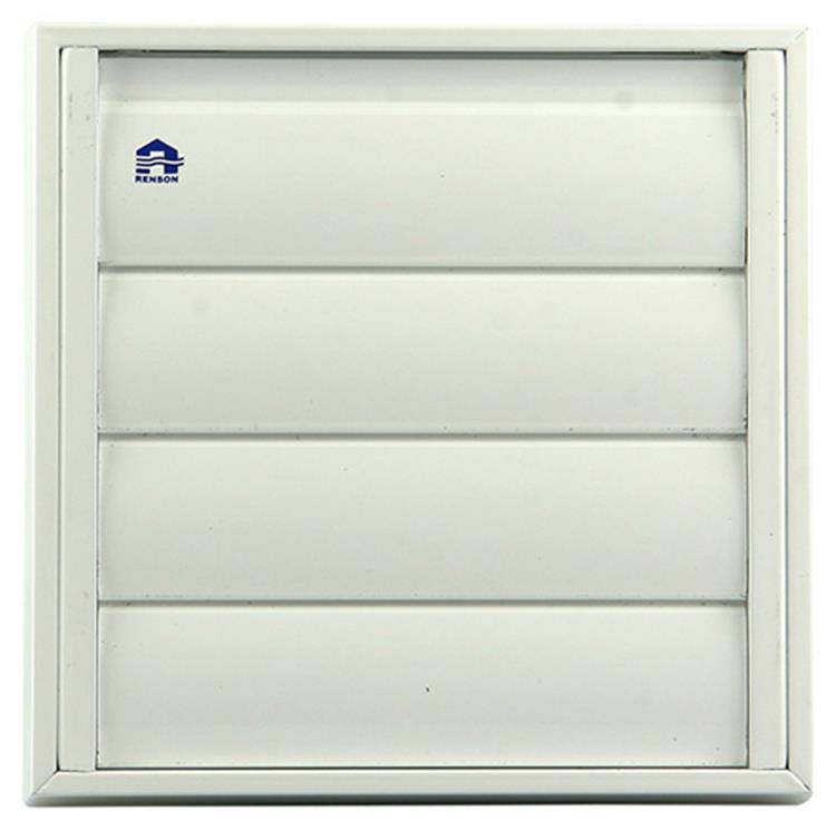 Renson 1006251 - dampkaprooster opbouw 433 alu ral 9010 173x173mm | 2 stuks