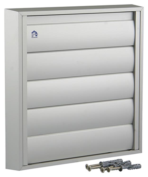 Renson 1006253 - dampkaprooster opbouw 433 alu f1 210x210mm | 2 stuks
