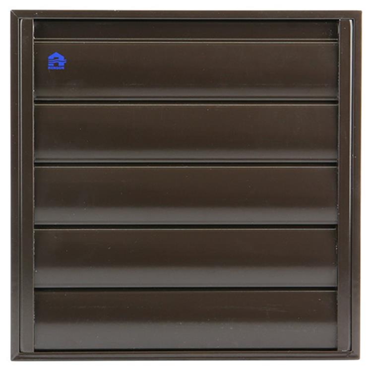 Renson 1006255 - dampkaprooster opbouw 433 alu ral 8019 210x210mm | 2 stuks