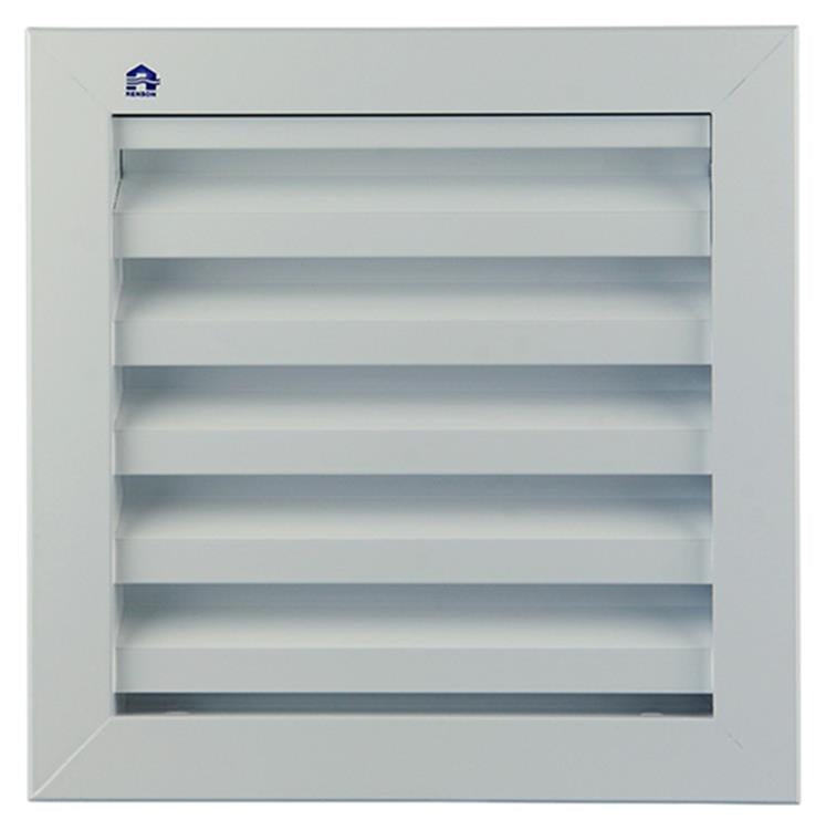 Renson 1006224 - muurrooster inbouw 411 alu ral 9010 200x200mm | 1 stuks