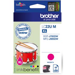Inktcartridge brother 22u magenta